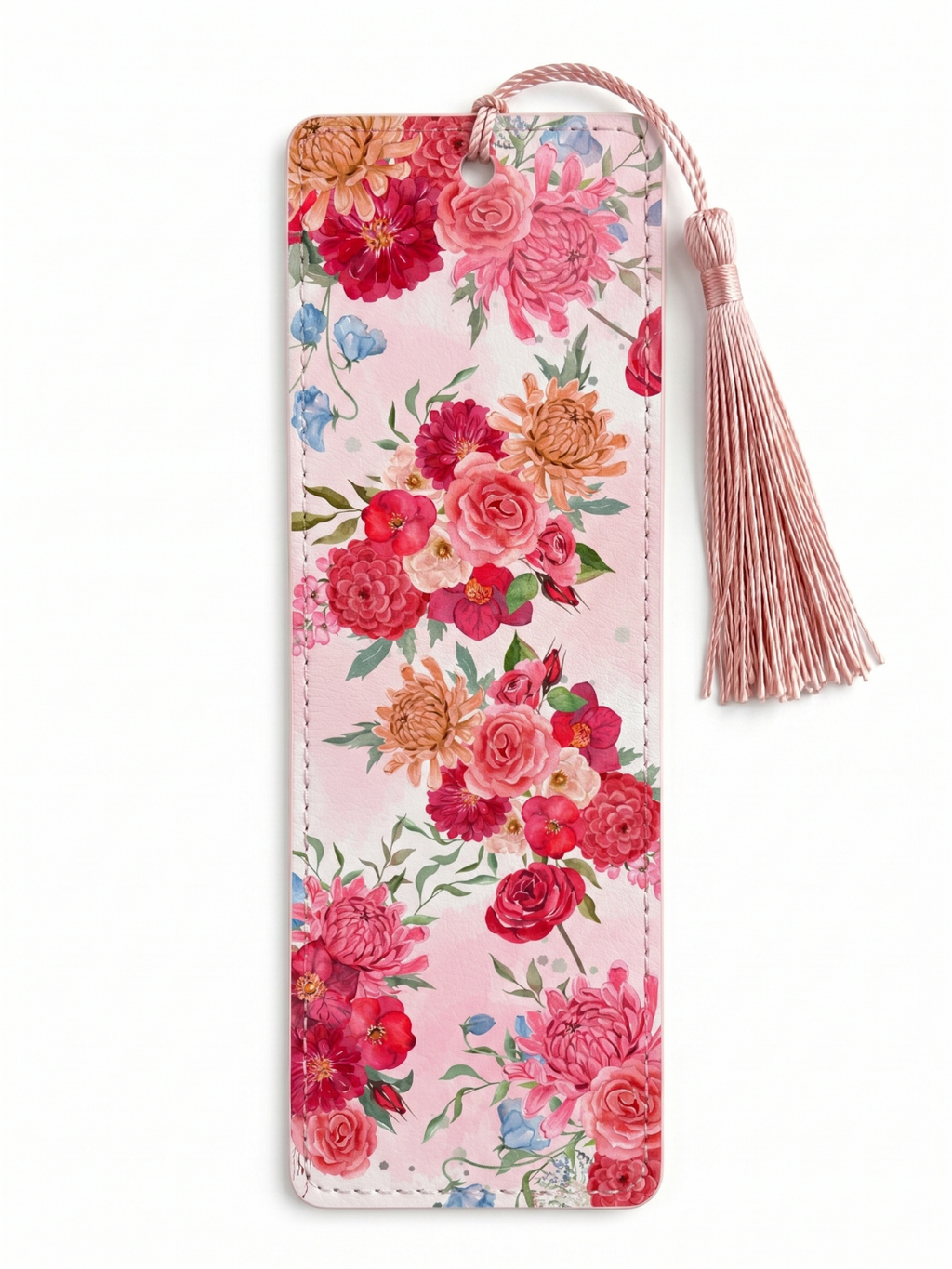 Psalm 127:1 Floral Scripture Bookmark