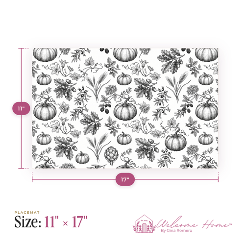 Thanksgiving 2026 Placemat Set of 8