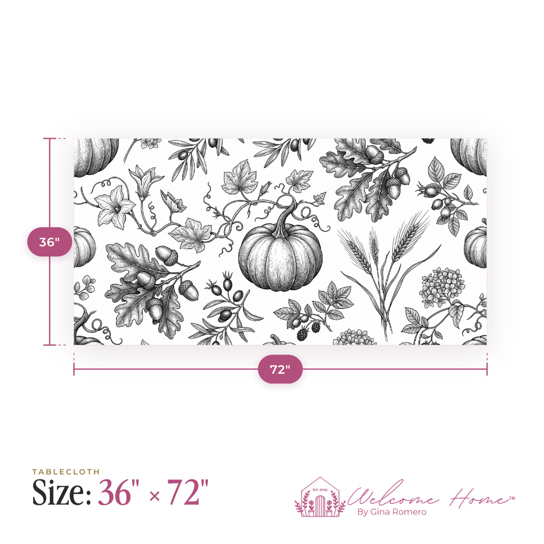 Thanksgiving 2026 Tablecloth